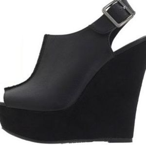 Women's Black Brash Wedges